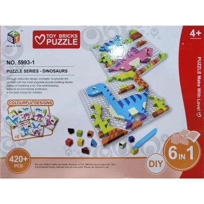 PUZZLE MOSAICO 6 EN 1 19-586 