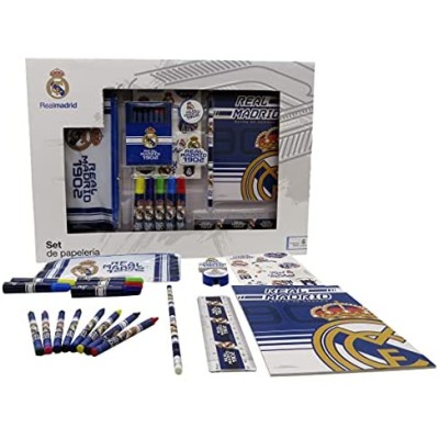 PAPELERIA 20PCS R.MADRID...
