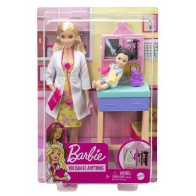 BARBIE PEDIATRA RUBIA GTN51 