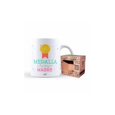 TAZA MEDALLA MEJOR MADRE...