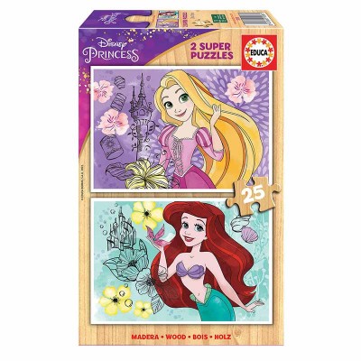 PUZZLE 2x25 DISNEY RAPUNZEL...