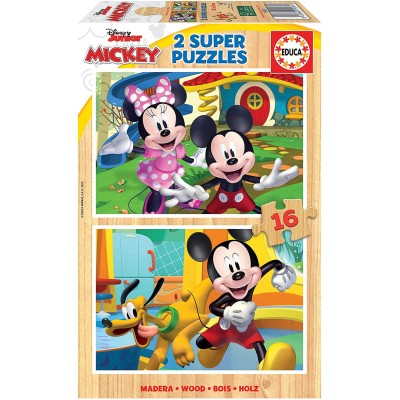 PUZZLE 2x16 MICKEY & MINNIE...