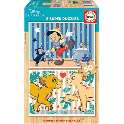 Puzzle 2X50 Pinocho y Rey...