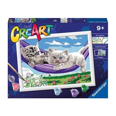 CREART GATITOS EN LA HAMACA...