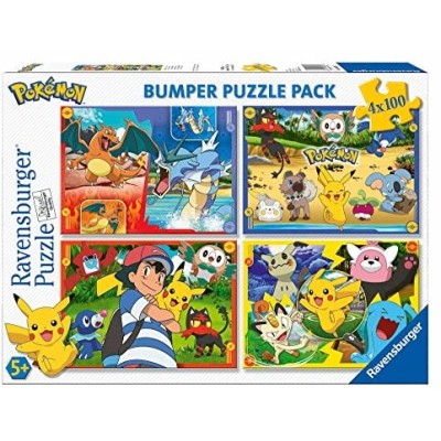 PUZZLE 4X100 POKEMON BUMPER...