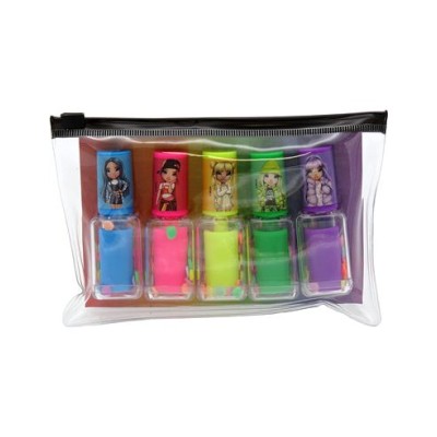 5 MARCAD. PINTAUÑAS RAINBOW...