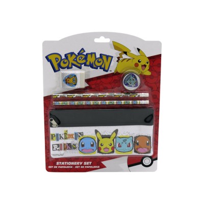 Set papeleria pokemon...