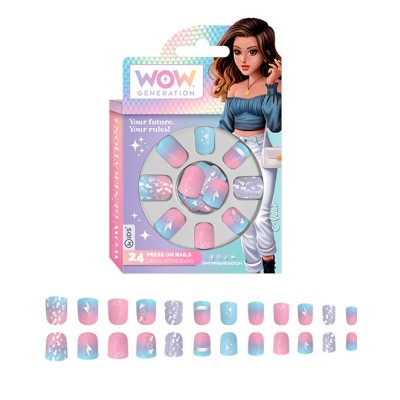 24 UÑAS ADHESIVAS WOW00019 