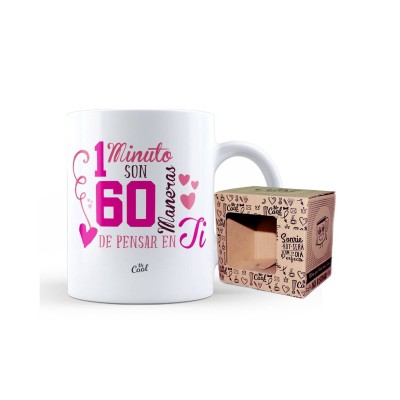 TAZA 1 MINUTO SON 60...