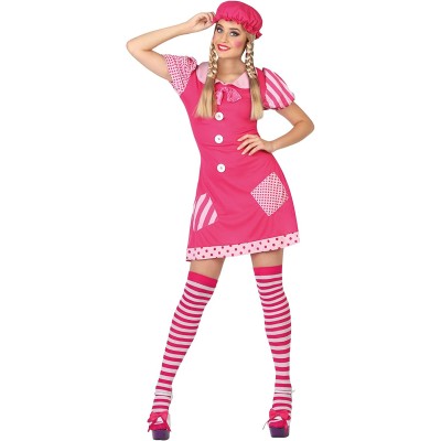 DISFRAZ MUÑECA TRAPO ROSA...