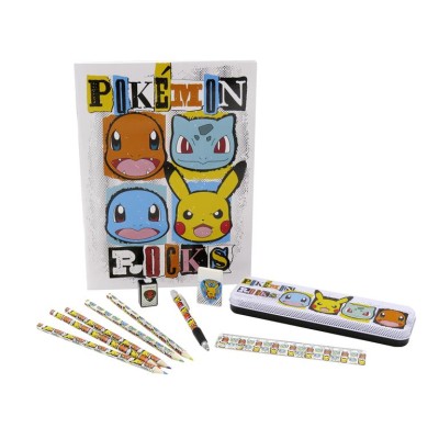 SET PAPELERIA POKEMON...