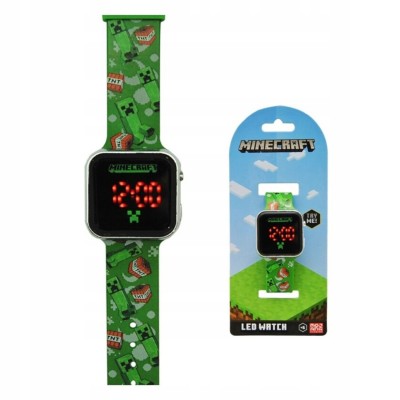 RELOJ LED MINECRAFT MIN4129