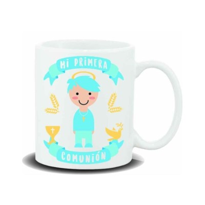 TAZA MENSAJE COMUNION HL-400 
