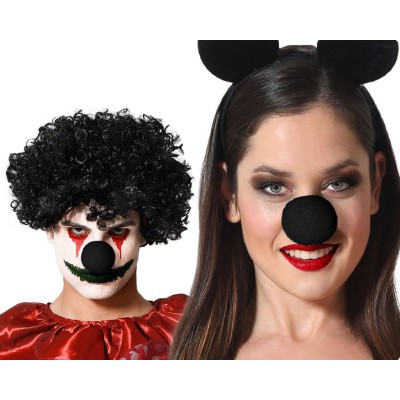 NARIZ PAYASO NEGRO 73174 