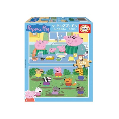 PUZZLE 2X25 PEPPA PIG 19995 