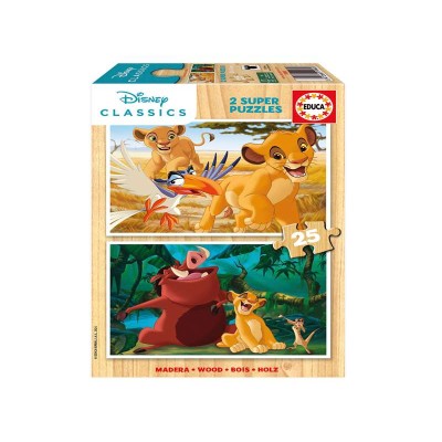 PUZZLE 2X25 THE LION KING...