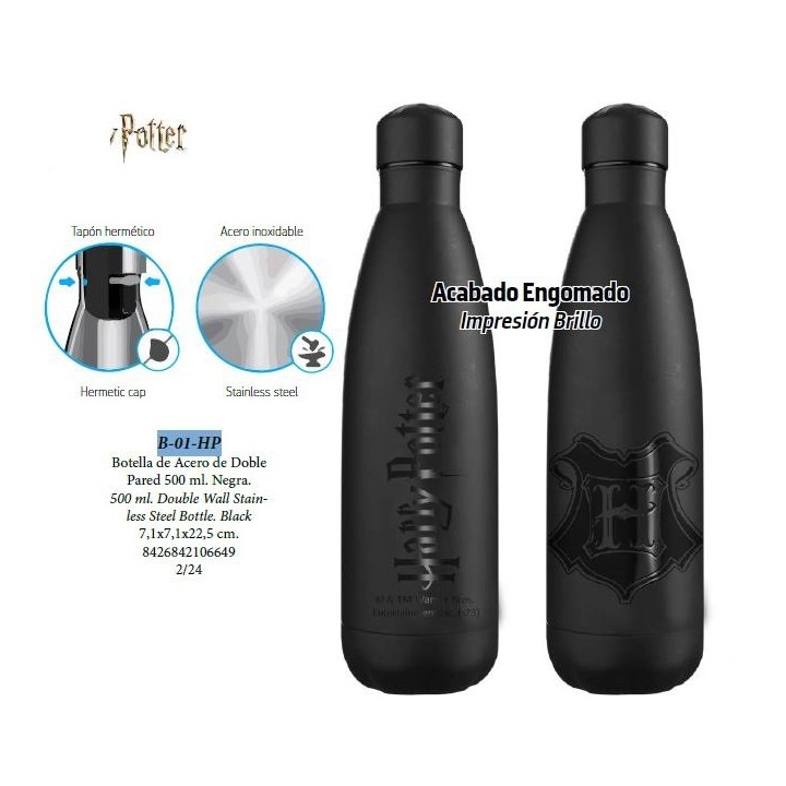 HARRY POTTER BOTELLA NEGRA B-01-HP