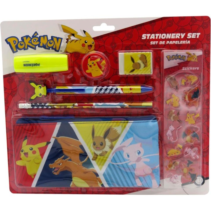 POKEMON SET PAPELERIA PEGATINA GS20-31PK