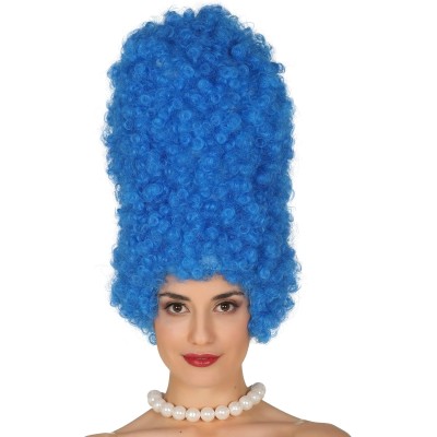 PELUCA RIZOS AZUL 40CM 4089 