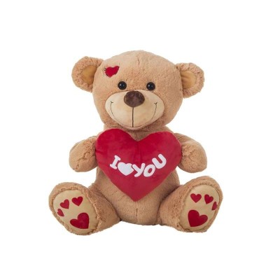 OSO CORAZON HUELLA 55CM 18261