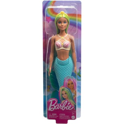 BARBIE SIRENA COLA RIGIDA...