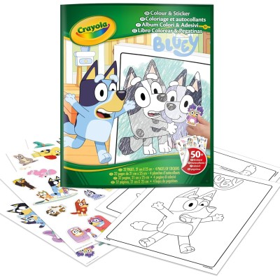 LIBRO CON STICKERS BLUEY...