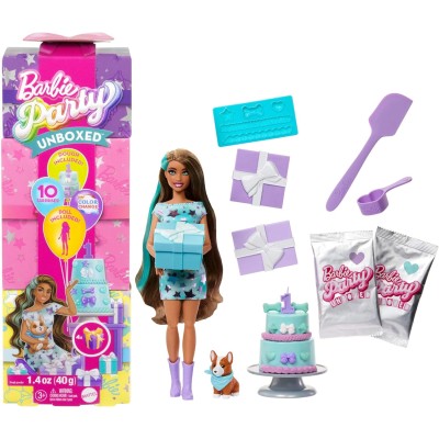 BARBIE PARTY UNBOXED JFG72