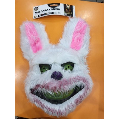 MÁSCARA CONEJO Y OSO PELO...