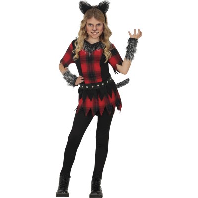DISFRAZ NIÑA LOBO 10-12...
