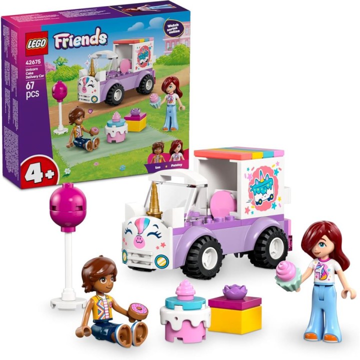 COCHE UNICORNIO REPARTO PASTELES 42675