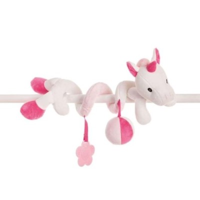 UNICORNIO ROSI ESPIRAL 30CM...