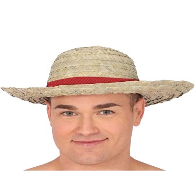 SOMBRERO PAJA CON CINTA...