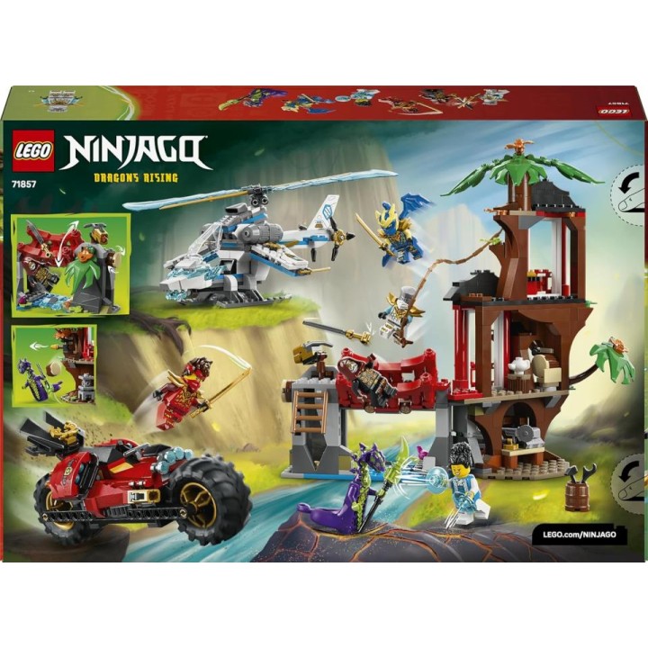 BATALLA VEHICULOS NINJA CASA ARBOL 71857