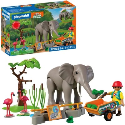 ELEFANTE CON CUIDADOR 72068