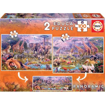 2X100 ANIMALES SALVAJES 18606