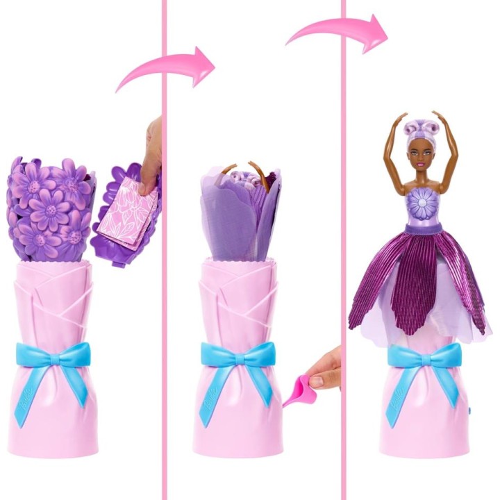 BARBIE PETAL POP MARGARITA LILA JMF58