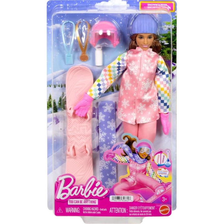 BARBIE DELUXE SNOWBOARDER JKF78