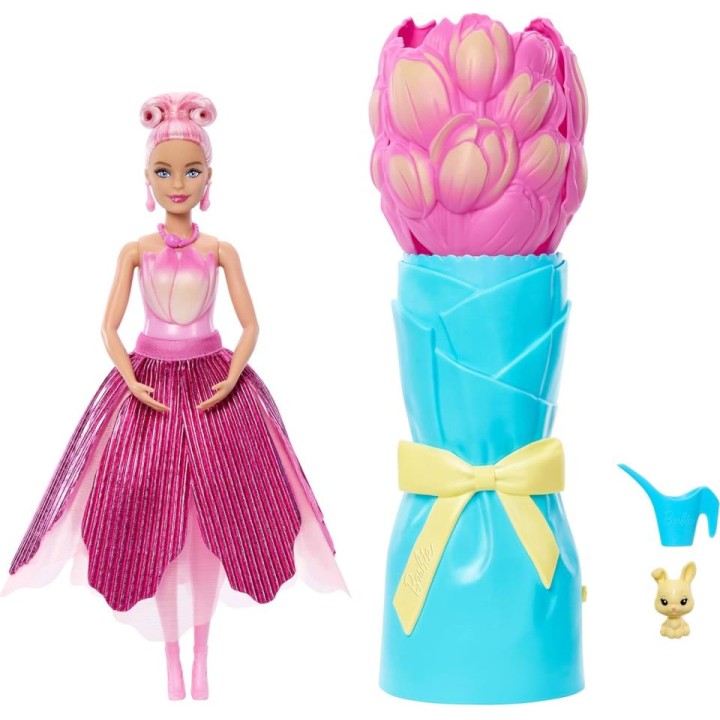 BARBIE PETAL POP TULIPAN ROSA JMF57