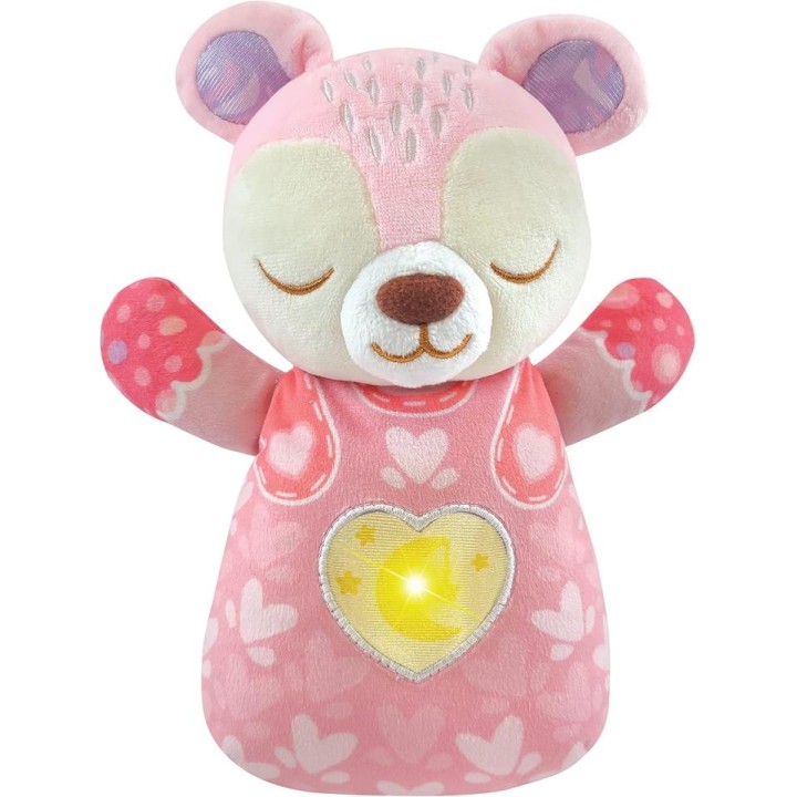 PELUCHE CUNA OSITO MELODÍAS ROSA 539857