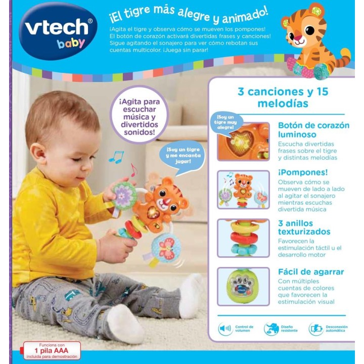SONAJERO MUSICAL BABY TIGRE 577422