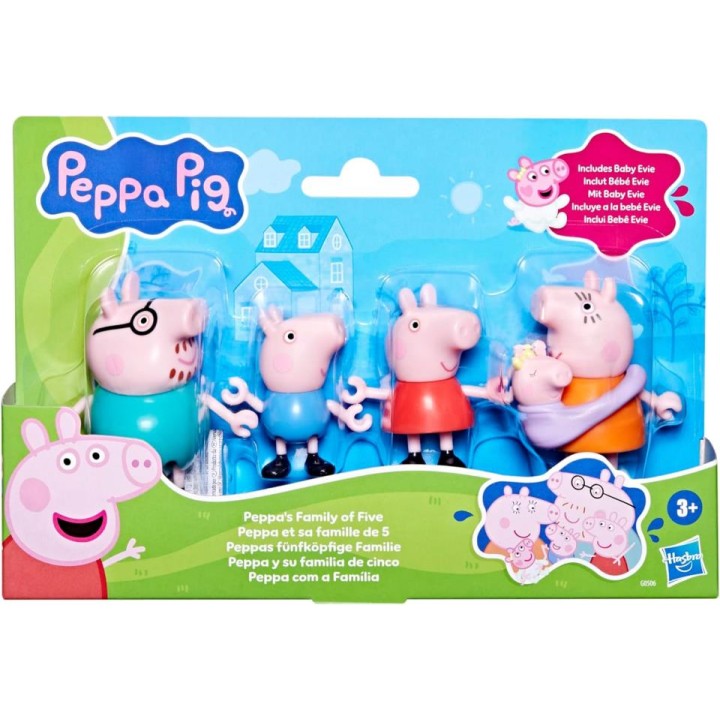 PEPPA PIG Y FAMILIA PACK 5 G0506