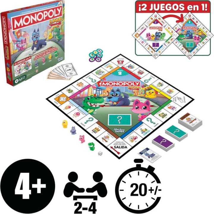 MONOPOLY JUNIOR 2 EN 1 G1856