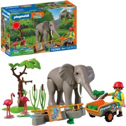 ELEFANTE CON CUIDADOR 72068