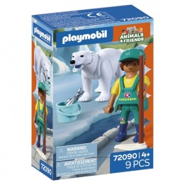 ZOO OSO POLAR Y CUIDADOR 72090