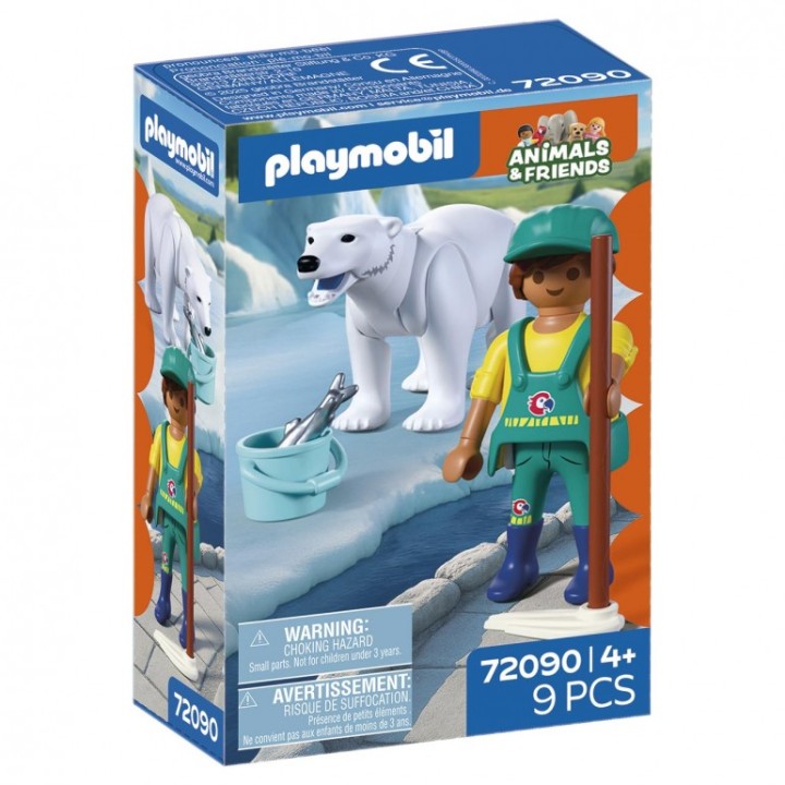 ZOO OSO POLAR Y CUIDADOR 72090