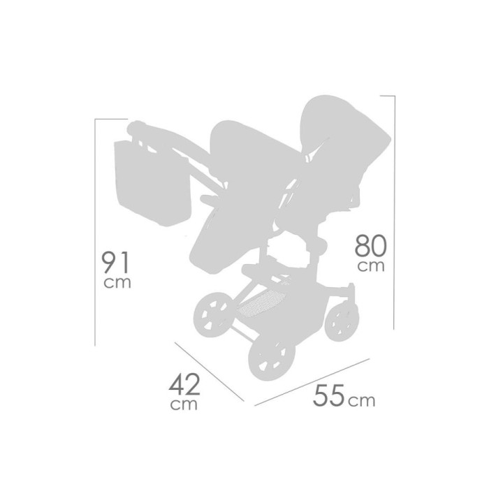 SILLA GEMELAR PLEGABLE BOTANIC 90868