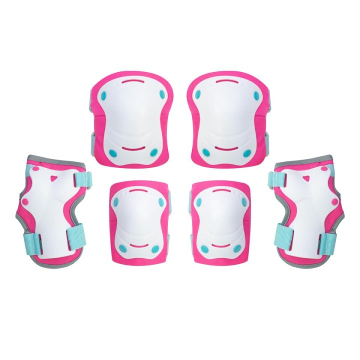 KIT PROTECCIONES ROSA TALLA S/M