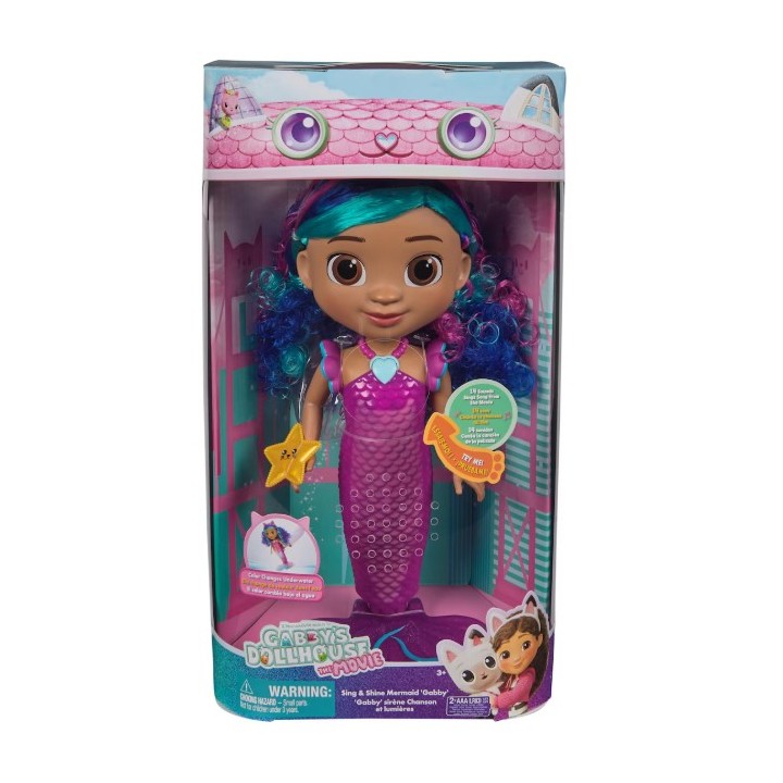MUÑECA GABBY SIRENA LUCES SONIDO 6074338