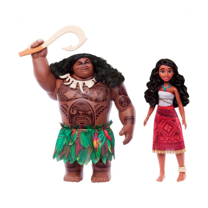 MUÑECA VAIANA Y MAUI JDD43