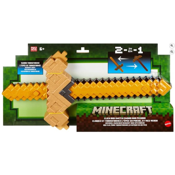 MINECRAFT ESPADA PICO TRANSFORMACIÓN JKC15